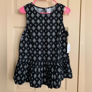 [2/$15 SALE!!] Sleeveless Peplum Top